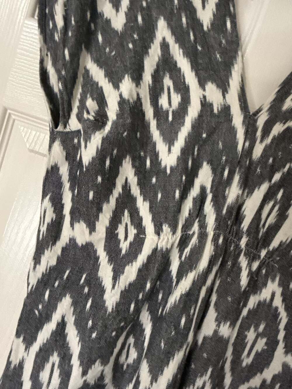 Esby Apparel Ikat Printed 100% Cotton Maxi Dress — image 2 of 7